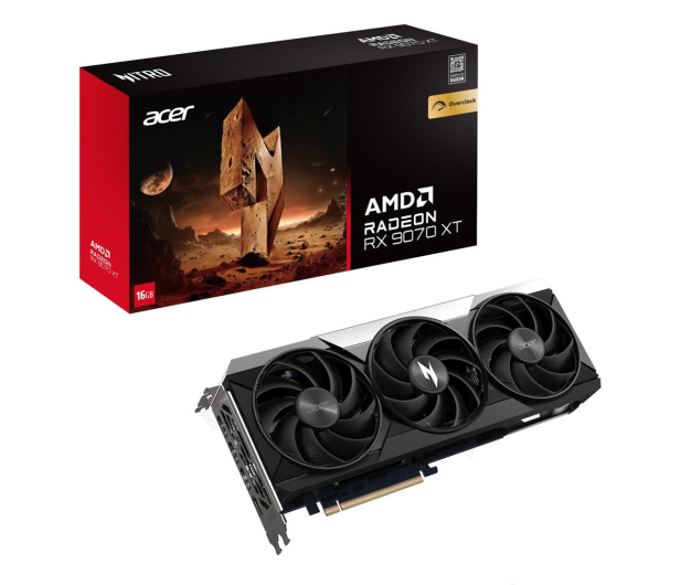 Acer Radeon RX 9070 XT Nitro OC 16GB GDDR6